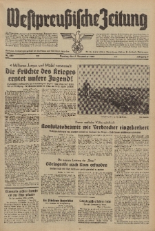 Westpreussische Zeitung, Nr. 259 Montag 6 November 1939, 8. Jahrgang