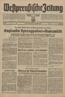Westpreussische Zeitung, Nr. 262 Donnerstag 9 November 1939, 8. Jahrgang
