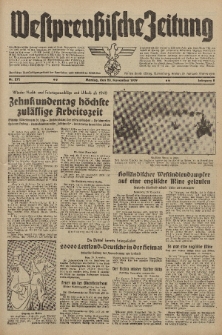 Westpreussische Zeitung, Nr. 271 Montag 20 November 1939, 8. Jahrgang