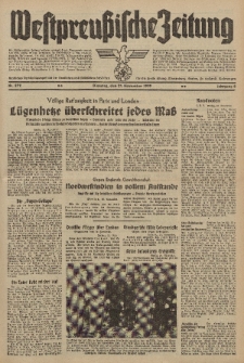 Westpreussische Zeitung, Nr. 272 Dienstag 21 November 1939, 8. Jahrgang