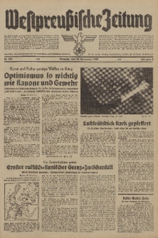 Westpreussische Zeitung, Nr. 278 Dienstag 28 November 1939, 8. Jahrgang