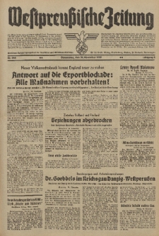 Westpreussische Zeitung, Nr. 280 Donnerstag 30 November 1939, 8. Jahrgang