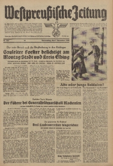Westpreussische Zeitung, Nr. 286 Donnerstag 7 Dezember 1939, 8. Jahrgang