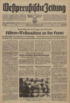 Westpreussische Zeitung, Nr. 301 Mittwoch 27 Dezember 1939, 8. Jahrgang