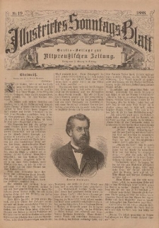 Illustriertes Sonntags-Blatt, Nr 19