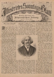 Illustriertes Sonntags-Blatt, Nr 33