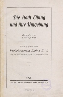 Die Stadt Elbing und ihre Umgebung