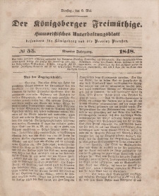 Der Königsberger Freimüthige, Nr. 55 Dienstag, 9 Mai 1848