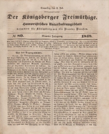 Der Königsberger Freimüthige, Nr. 80 Donnerstag, 6 Juli 1848