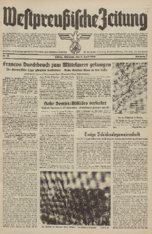 Westpreussische Zeitung, Nr. 81 Mittwoch 6 April 1938, 7. Jahrgang