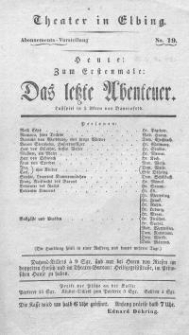 Das letzte Abenteuer - Eduard von Bauernfeld