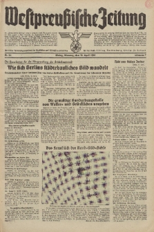 Westpreussische Zeitung, Nr. 86 Dienstag 12 April 1938, 7. Jahrgang