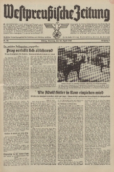 Westpreussische Zeitung, Nr. 96 Dienstag 26 April 1938, 7. Jahrgang