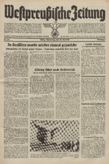 Westpreussische Zeitung, Nr. 110 Donnerstag 12 Mai 1938, 7. Jahrgang