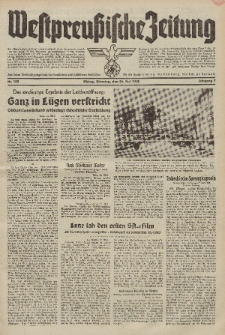 Westpreussische Zeitung, Nr. 120 Dienstag 24 Mai 1938, 7. Jahrgang