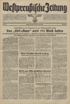 Westpreussische Zeitung, Nr. 122 Freitag 27 Mai 1938, 7. Jahrgang