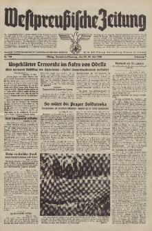 Westpreussische Zeitung, Nr. 123 Sonnabend/Sonntag 28/29 Mai 1938, 7. Jahrgang