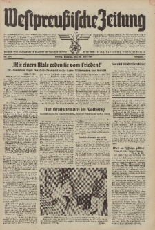 Westpreussische Zeitung, Nr. 124 Montag 30 Mai 1938, 7. Jahrgang