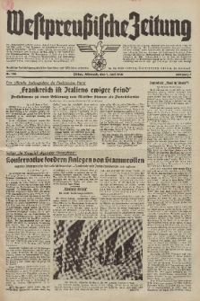 Westpreussische Zeitung, Nr. 126 Mittwoch 1 Juni 1938, 7. Jahrgang