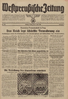 Westpreussische Zeitung, Nr. 128 Freitag 3 Juni 1938, 7. Jahrgang