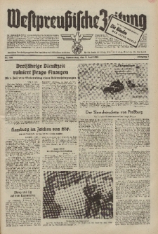 Westpreussische Zeitung, Nr. 132 Donnerstag 9 Juni 1938, 7. Jahrgang