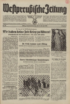 Westpreussische Zeitung, Nr. 134 Sonnabend/Sonntag 11/12 Juni 1938, 7. Jahrgang