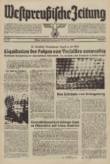 Westpreussische Zeitung, Nr. 140 Sonnabend/Sonntag 18/19 Juni 1938, 7. Jahrgang