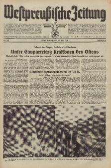 Westpreussische Zeitung, Nr. 141 Montag 20 Juni 1938, 7. Jahrgang