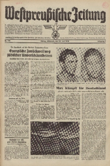 Westpreussische Zeitung, Nr. 143 Mittwoch 22 Juni 1938, 7. Jahrgang