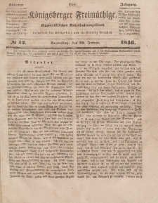 Der Königsberger Freimüthige, Nr. 12 Donnerstag, 29 Januar 1846