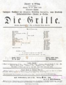 Die Grille - Charlotte Birch-Pfeiffer