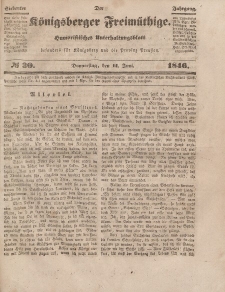 Der Königsberger Freimüthige, Nr. 30 Donnerstag, 11 Juni 1846