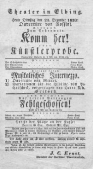 Komm her! oder: K&uuml;nstlerprobe - Franz Elsholtz