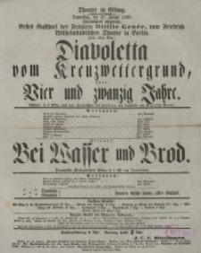 Bei Wasser und Brod - E. Jacobsohn