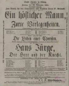 Hans Jürge, oder: Der Herr und der Knecht - Carl Eduard von Holtei