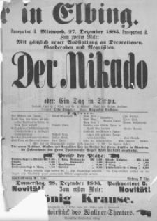 Der Mikado oder: Ein Tag in Titipu - W. S. Gilbert
