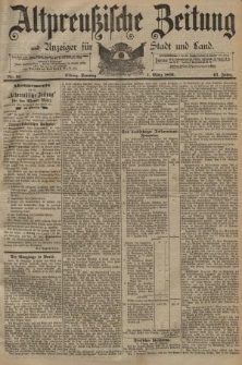 Altpreussische Zeitung, Nr. 51 Sonntag 1 März 1891, 43. Jahrgang