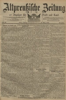 Altpreussische Zeitung, Nr. 61 Freitag 13 März 1891, 43. Jahrgang