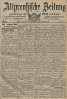 Altpreussische Zeitung, Nr. 123 Sonnabend 30 Mai 1891, 43. Jahrgang