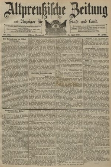 Altpreussische Zeitung, Nr. 164 Freitag 17 Juli 1891, 43. Jahrgang
