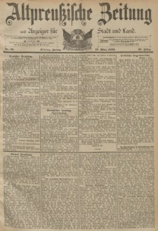 Altpreussische Zeitung, Nr. 59 Freitag 10 März 1893, 45. Jahrgang