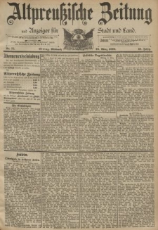 Altpreussische Zeitung, Nr. 75 Mittwoch 29 März 1893, 45. Jahrgang