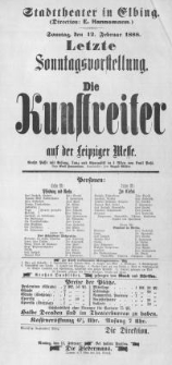 Die Kunstreiter auf der Leipziger Messe - Emil Pohl