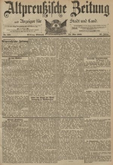 Altpreussische Zeitung, Nr. 119 Mittwoch 24 Mai 1893, 45. Jahrgang