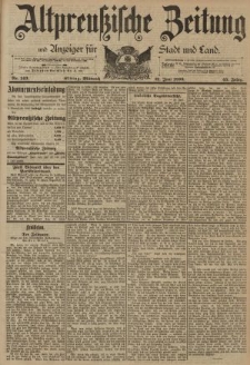 Altpreussische Zeitung, Nr. 143 Mittwoch 21 Juni 1893, 45. Jahrgang