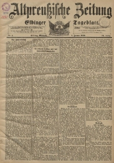 Altpreussische Zeitung, Nr. 1 Mittwoch 1 Januar 1896, 48. Jahrgang