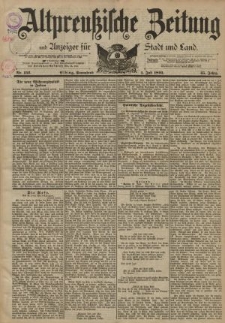 Altpreussische Zeitung, Nr. 152 Sonnabend 1 Juli 1893, 45. Jahrgang