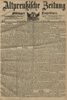 Altpreussische Zeitung, Nr. 8 Freitag 10 Januar 1896, 48. Jahrgang