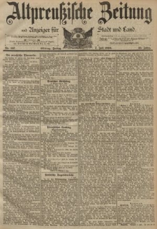Altpreussische Zeitung, Nr. 157 Freitag 7 Juli 1893, 45. Jahrgang