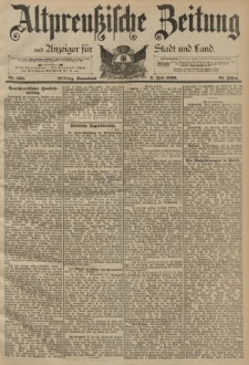 Altpreussische Zeitung, Nr. 158 Sonnabend 8 Juli 1893, 45. Jahrgang